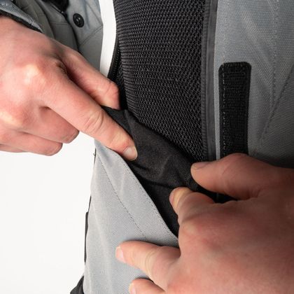 Veste Moto DXR CAIRO - Gris / Beige