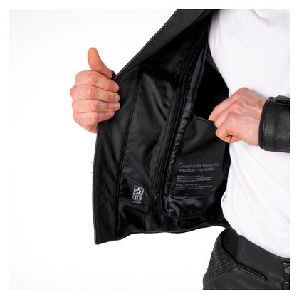 Blouson Moto DXR RANDY - Noir / Rouge