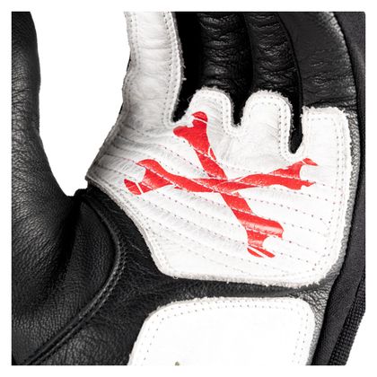 Gants Helstons VON DUTCH KEY - Noir / Blanc