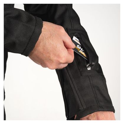 DXR STROKE AIR 3 IN 1 Motorradjacke - Schwarz