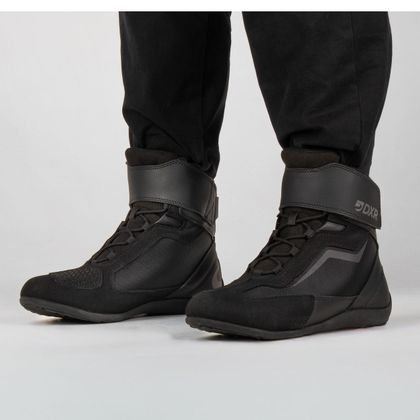 DXR RUGGER Motorrad-Sneaker - Schwarz / Grau