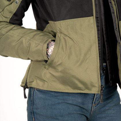 DXR STROKE AIR 3 IN 1 LADY Motorjas - Groen / Zwart