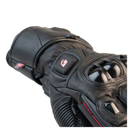 Gants chauffants DXR BORGATTI HEAT - Noir