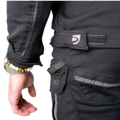 DXR BRUCE Motorbike Jacket - Black