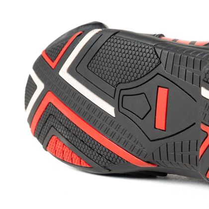 DXR CODE EVO SHORT Halfhoge laarzen - Zwart / Rood