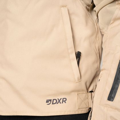 Blouson Moto DXR R'STROKE - Jaune / Beige