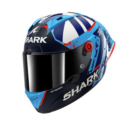 Casque intégral Shark AERON-GP FIM RACING REPLICA RAUL FERNANDEZ - Bleu / Blanc Ref : SH1827 