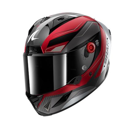 Shark AERON MEKARIUM Full-face helmet - Coal / Red Ref : SH1833-CCRA 
