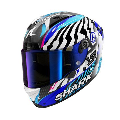 Shark AERON SPEED-FANCY Integralhelm - Carbon / Weiß Ref : SH1835 