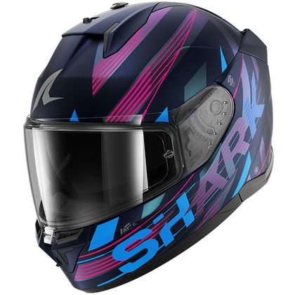 Kask integralny Shark D-SKWAL 3 DASHED MAT - Niebieski / Różowy Nr ref.: SH1914 