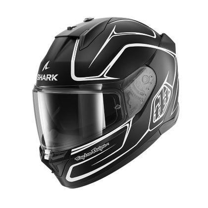 Shark D-SKWAL 3 DRONE x TROYLEE DESIGN Helm - Zwart / Wit Ref: SH1735 