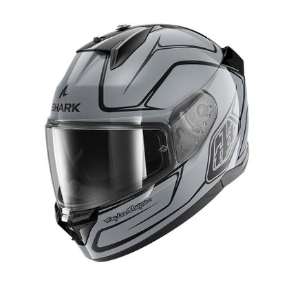 Casque Shark D-SKWAL 3 DRONE x TROYLEE DESIGN - Gris / Noir Ref : SH1735-C46938 