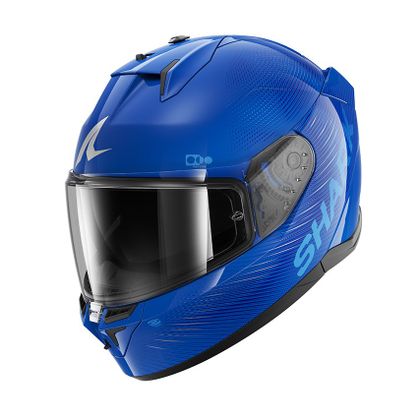 Shark D-SKWAL 3 SP LYNE Integralhelm - Blau / Grau Ref : SH1840 