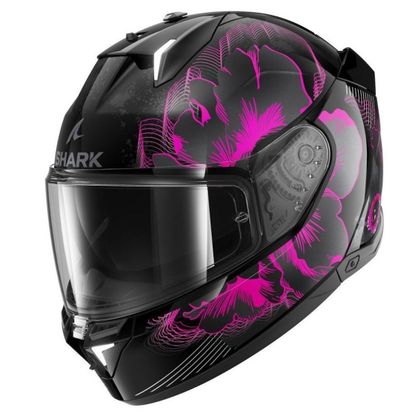 Casque intégral Shark D-SKWAL 3 MAYFER - Noir / Rose Ref : SH1716-CKVAM 