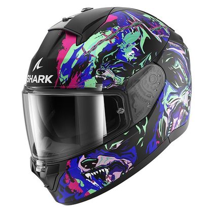 Casque intégral Shark RIDILL 2 RACING BEAST - Noir / Vert Ref : SH1749 