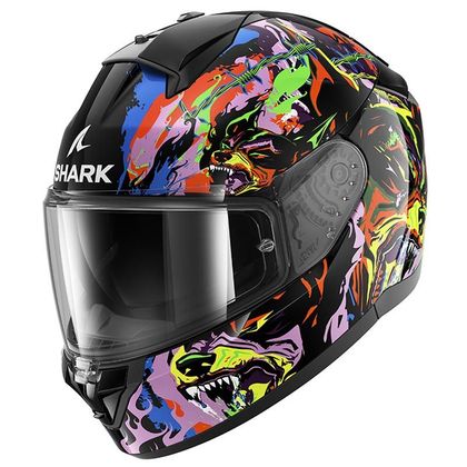 Casque Shark RIDILL 2 RACING BEAST - Noir / Violet Ref : SH1749-BVY 