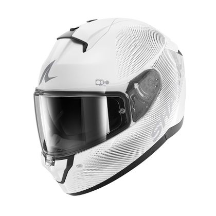 Casque intégral Shark RIDILL 2 - SP LYNE - Blanc / Gris Ref : SH1846-WSS 