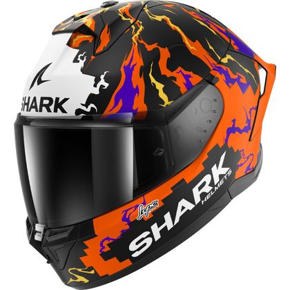 Shark SKWAL CUP REPLICA BERTELLE MAT Fuldkasker - Sort sort / Rød Ref : SH1931 
