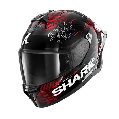 Shark SKWAL CUP SPEED-VIB Integraalhelm - Zwart / Rood Ref: SH1864-C58535 