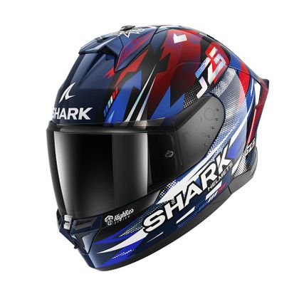 Shark SKWAL CUP REPLICA ZARCO GP DE FRANCE Integraalhelm - Blauw / Rood Ref: SH1867 