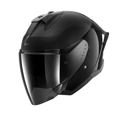 Casque jet Shark SKWAL JET CUP DARK SHADOW DUAL - Noir Ref : SH1870 