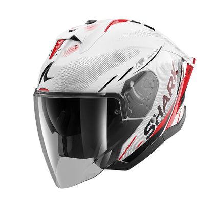 Shark SKWAL JET CUP SPEED-TECH Jethelm - Weiß / Schwarz Ref : SH1872-C61952 