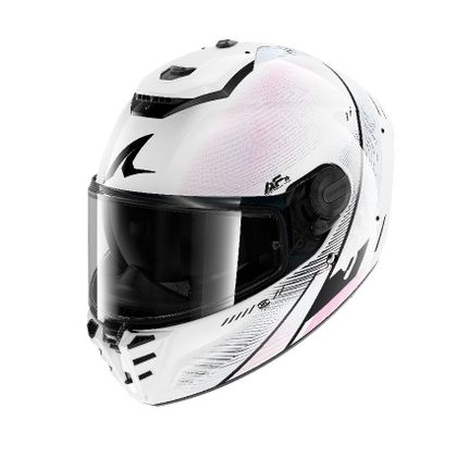Casque intégral Shark SPARTAN RS SPEED-TECH - Blanc / Violet Ref : SH1877-C58646 