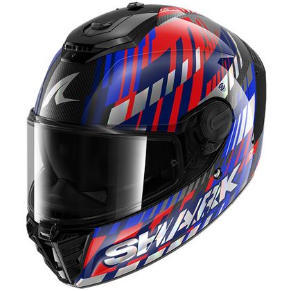 Casque intégral Shark SPARTAN RS CARBON VIBETRACK - Carbone / Rouge Ref : SH1951 