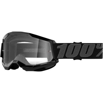Gafas de motocross 100% STRATA 2 YOUTH - BLACK - CLEAR