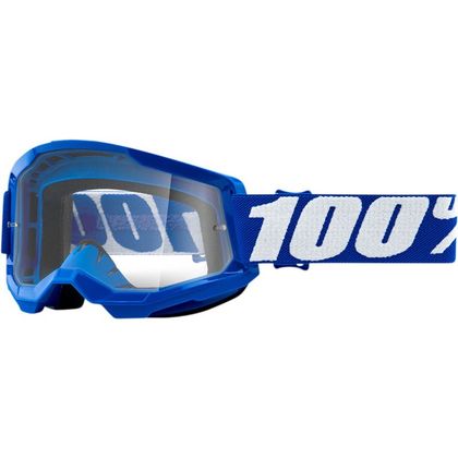 Gafas de motocross 100% STRATA 2 YOUTH - BLUE - CLEAR