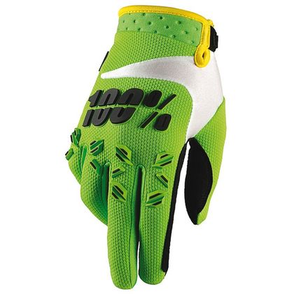 Guantes de motocross 100% AIRMATIC YOUTH- LIME GREEN 