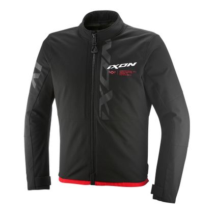 Blouson Moto Ixon COMBAT - Noir / Blanc Ref : IX2361 