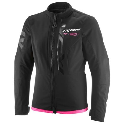 Ixon COMBAT LADY Motorradjacke - Schwarz / Weiß Ref : IX2362 