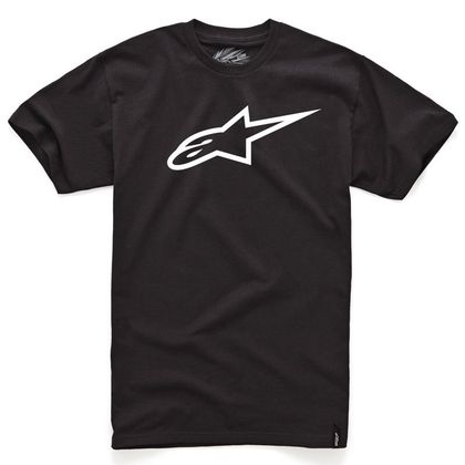 Camiseta de manga corta Alpinestars AGELESS universal - Negro / Blanco