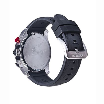 Montre Alpinestars TECH - RACE CHRONO STEEL - SILICON STRAP BLACK/STEEL