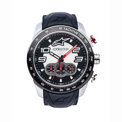 Montre Alpinestars TECH - RACE CHRONO STEEL - SILICON STRAP BLACK/STEEL