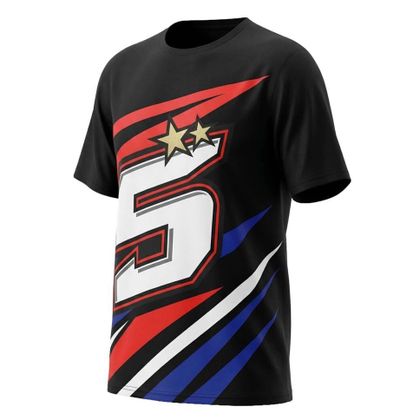 T-Shirt manches courtes Ixon TS1 ZARCO 26 - Noir / Rouge Ref : IX2347 