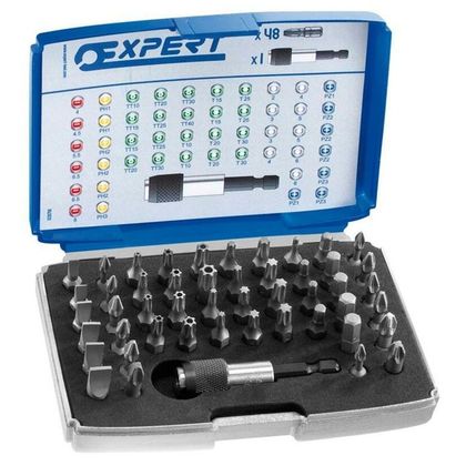 Boite à outils Expert Coffret 48 embouts 1/4'' Universel