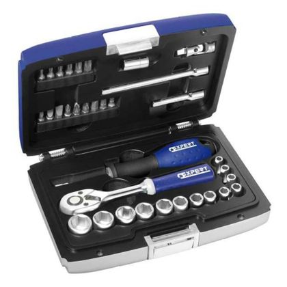 Boite à outils Expert Coffret douilles & cliquet 1/4'' Universel