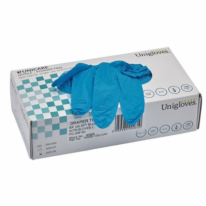 Draper Nitril Handschuhe für die Werkstatt Universell