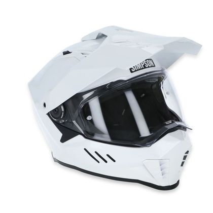 Simpson XCURSIE - SOLIDE Integraalhelm - Wit