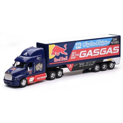 Miniature Newray Camion Team Gas Gas Red Bull - Echelle 1/32° - Rouge / Noir Ref : NRY0003 / 11053 