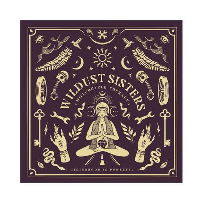 Wildust MOTO THERAPY Bandana - Purple Ref : WILD0052 