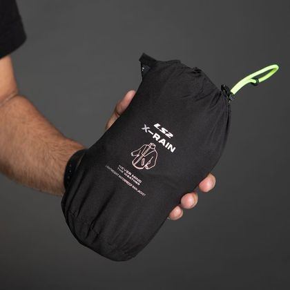 LS2 X-RAIN Regenjacke - Schwarz / Gelb