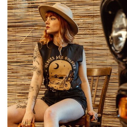 Wildust OLDIES T-shirt met korte mouwen - Zwart