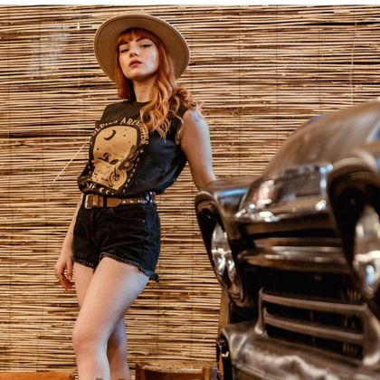 Wildust OLDIES T-shirt met korte mouwen - Zwart