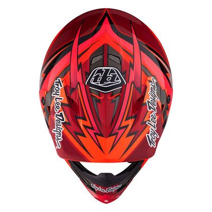Casco de motocross TroyLee design AIR BEAMS RED  2017