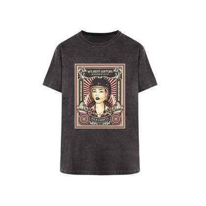 Wildust WOMAN RIDER Kurzärmeliges T-Shirt - Schwarz Ref : WILD0063 