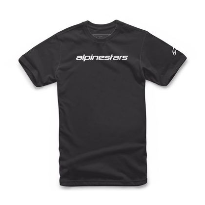Camiseta de manga corta Alpinestars LINEAR WORDMARK - Negro / Gris