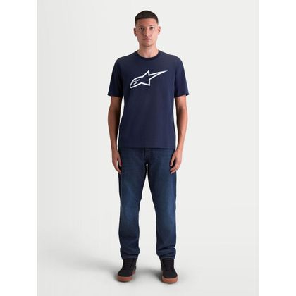 T-Shirt manches courtes Alpinestars AGELESS 2.0 - Bleu / Blanc